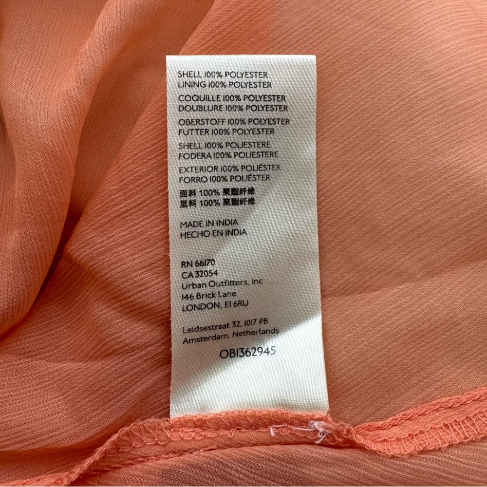 Free People Gum Drop Mini Dress Champagne Toast Baby Pink Large Open Back - Picture 7 of 8